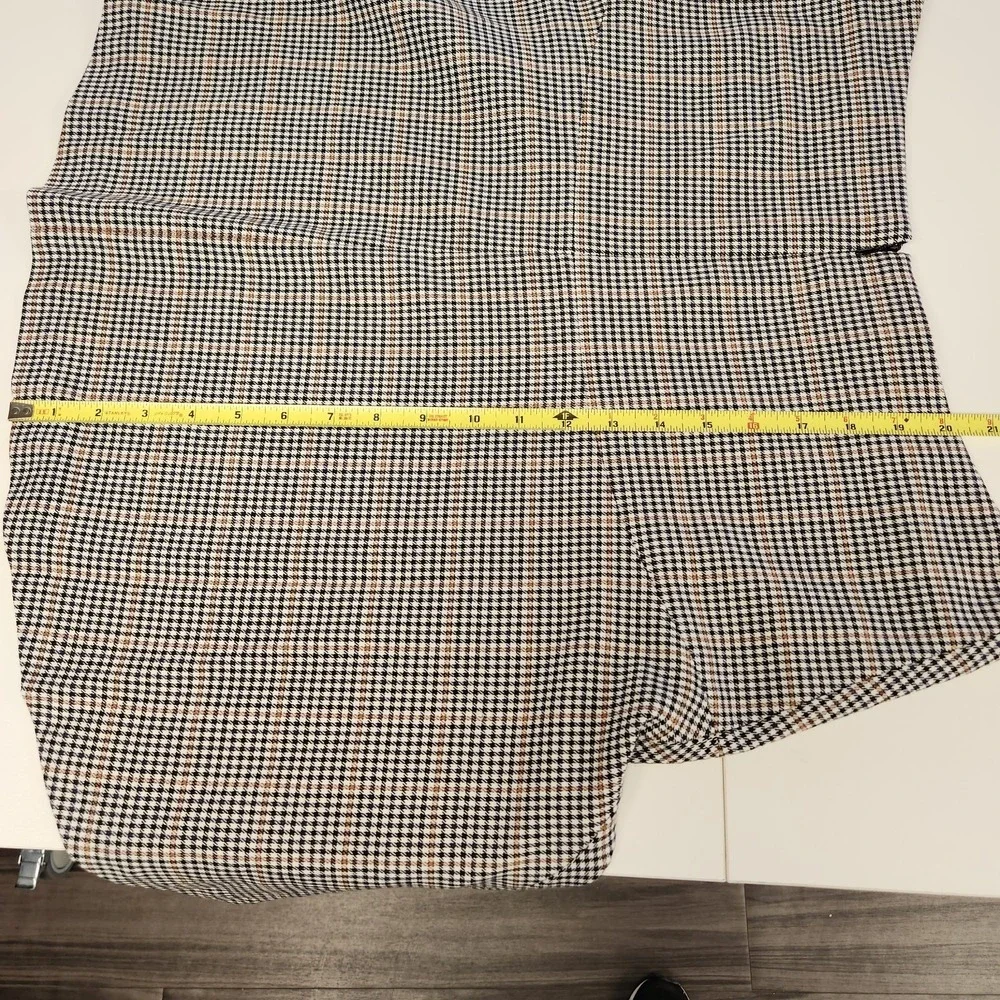 Tommy Hilfiger Plaid A Line Flare Mini Short Skirt Zip Back Womens Size 14‎ NWT